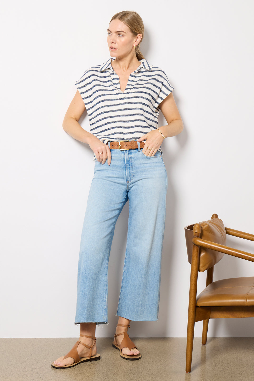 Anessa W/ Raw Hem