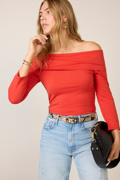Alexi Off The Shoulder T-Shirt