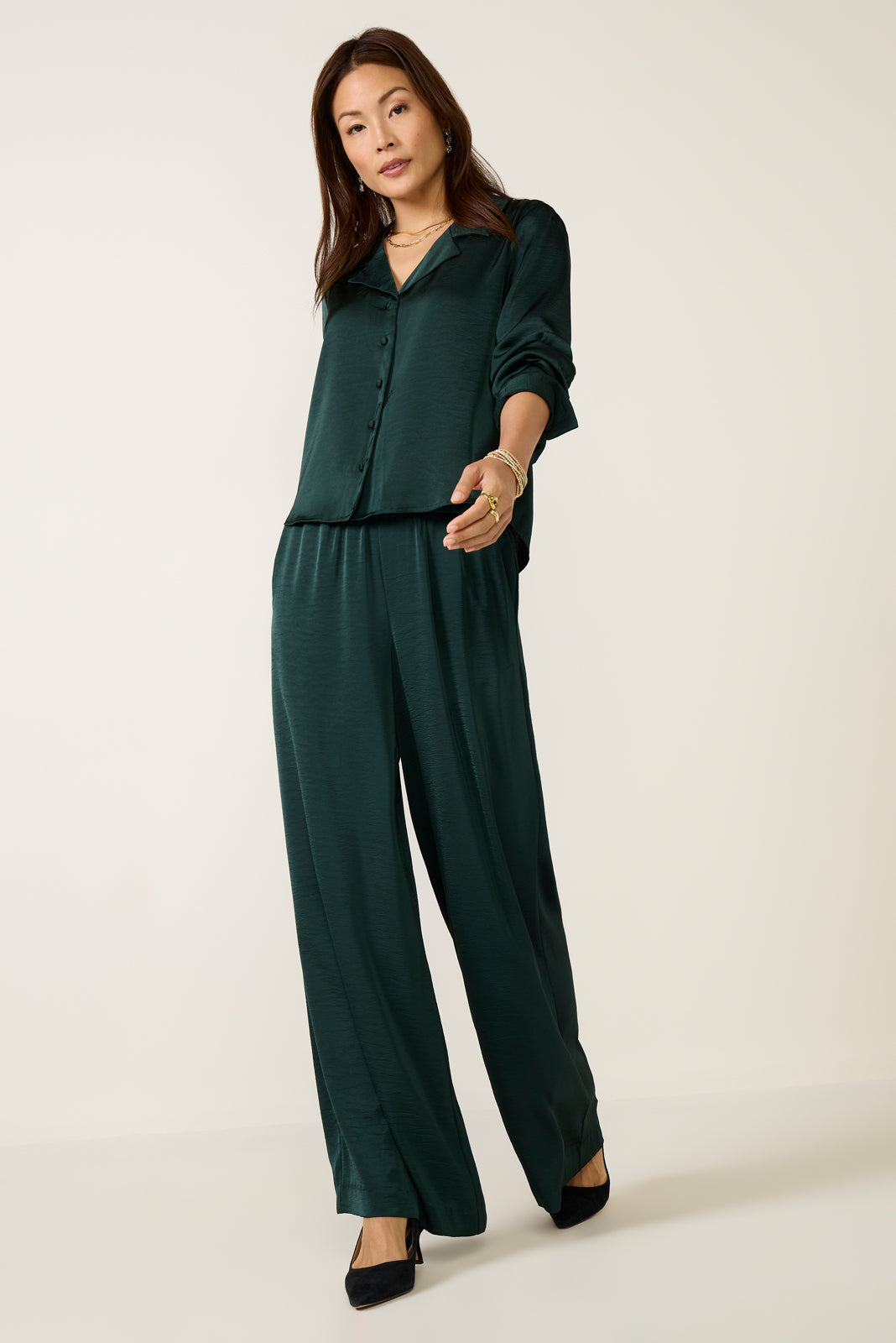 Ana Satin Top