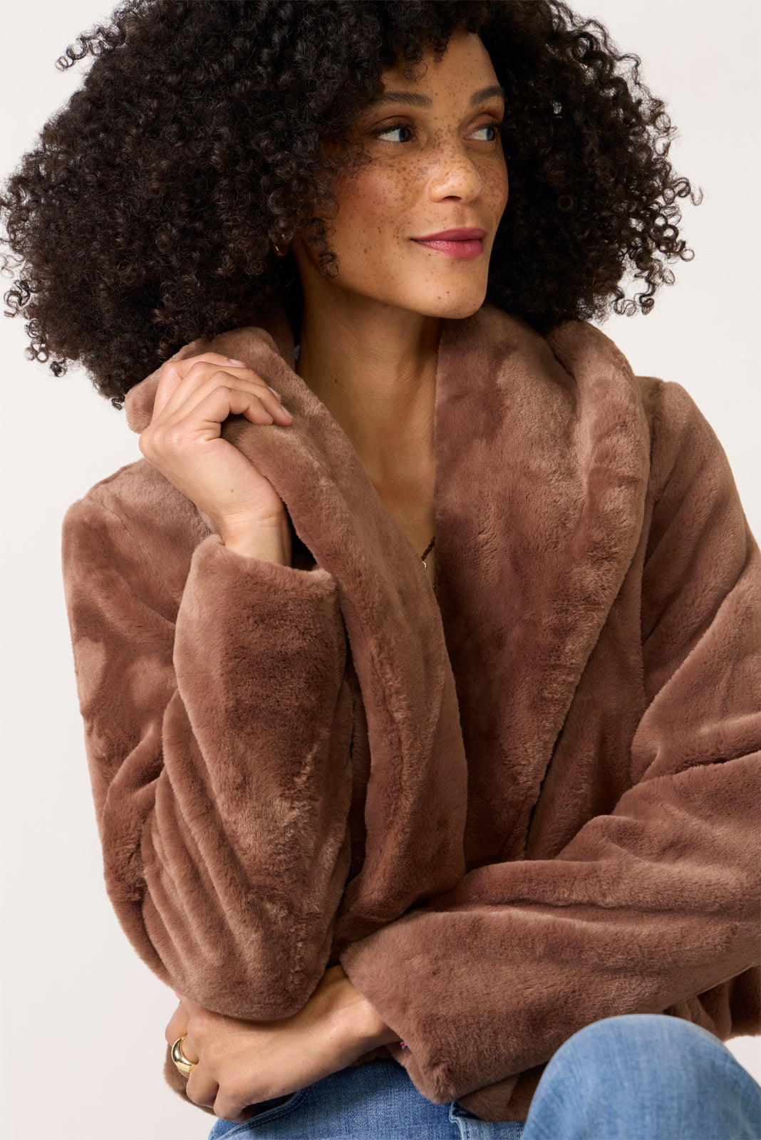 Faux Fur Jacket